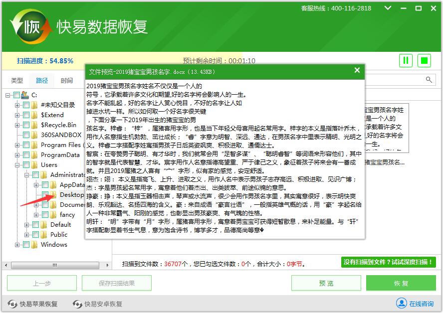 圖4:預覽文件內容